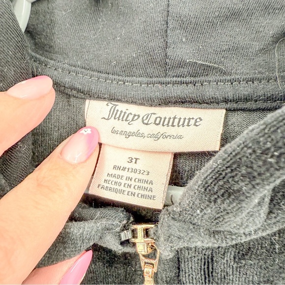 Juicy Couture Kids Black Matching Set - Picture 3 of 7